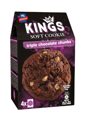 KINGS Soft Cookies Αλατίνι triple choco chunks 4x40gr