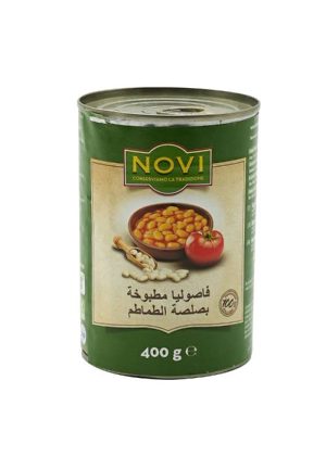 NOVI Ψημένα Φασόλια Κονσέρβα 400gr