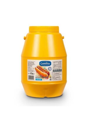Condito Μουστάρδα Απαλή 4,5KG