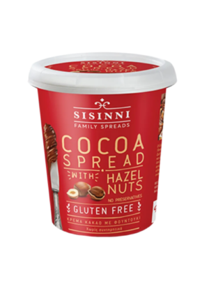 Κρέμα Κακάο με Φουντούκι Sissini 1kg Gluten Free