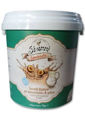 Λευκή Κρέμα με Φουντούκι και Γάλα 1kg Ritos