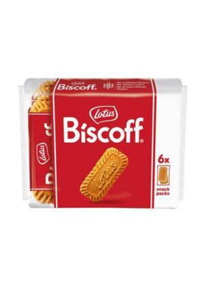 Lotus Biscoff μπισκότα 6x2 τεμάχια 93gr
