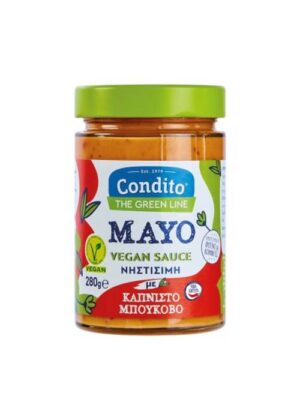 Mayo Vegan Sauce με καπνιστό μπούκοβο Condito The Green Line 280g
