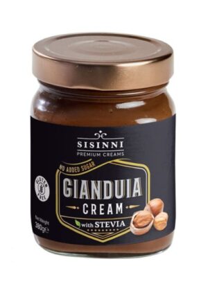 Πραλίνα Gianduja Sisinni Premium Creams με στέβια 380gr