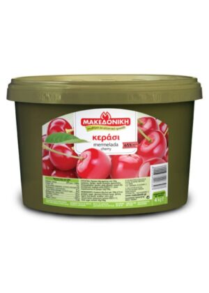 Μαρμελάδα κεράσι Premium 65% ολόκληρα κομμάτια φρούτου Χαλβατζής Μακεδονική 4kg