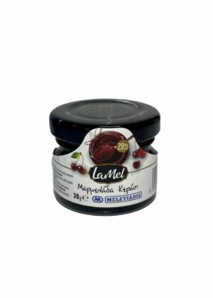 Ατομική Μερίδα Μαρμελάδα Κεράσι LA MEL Γυάλινο Βάζο 30g με 70% Φρούτο