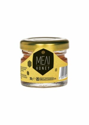 Ατομική Μερίδα 100% Μέλι Γυάλινο Βαζάκι 30g
