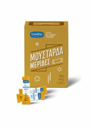 Ατομικό φακελάκι Μουστάρδα Condito 15g Κιβώτιο 200τεμ.
