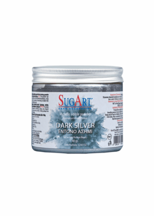 Βρώσιμη μεταλλική πούδρα Έντονο Ασημί 40g