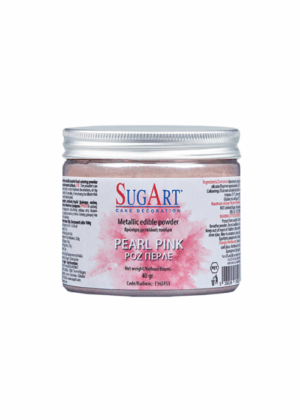 Βρώσιμη μεταλλική πούδρα Ροζ Περλέ 40g