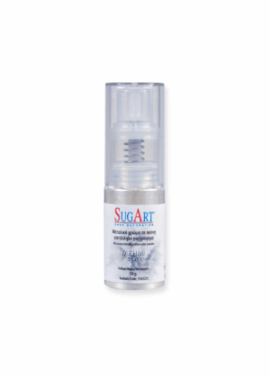 Βρώσιμο μεταλλικό χρώμα σε σκόνη Ασημί 10g