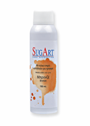 Μεταλλικό σπρέι κατάλληλο για τρόφιμα Μπρονζέ 150ml